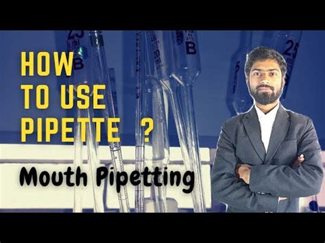 you should pipette by mouth quizlet|how to pipette a sample.